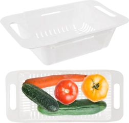 Égouttoir d’évier réglable 32–44 × 20 × 8 cm