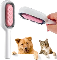 Brosse en silicone 3-en-1 pour chiens et chats