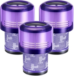 Lot de 3 filtres HEPA lavables Renew Force pour aspirateurs Dyson V11, V15 et SV14