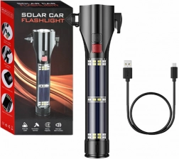 Lampe solaire Superfire avec fonctions de sécurité 310 lm