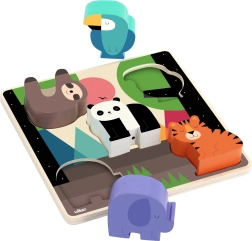 Puzzle sonore à encastrer Jungle