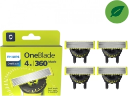 Philips oneblade 360 lames de rechange 4 pcs qp440/50