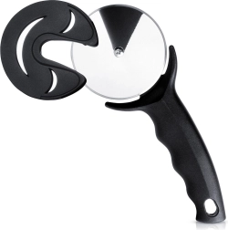 Coupe-pizza avec disque rond en acier inoxydable 20 cm