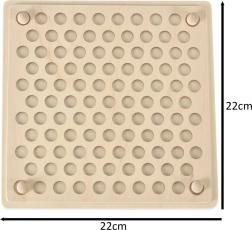 Mosaïque Montessori en bois, kit éducatif, 77 pièces