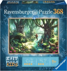 Ravensburger Exit Kids puzzle : Forêt magique, 368 pièces