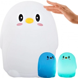 Veilleuse pour enfants Pingouin avec rétroéclairage RGB et contrôle tactile