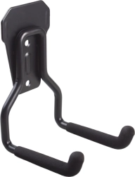 Support mural de garage en métal noir