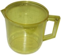 Récipient pour fouet 0,75 l, en plastique, transparent