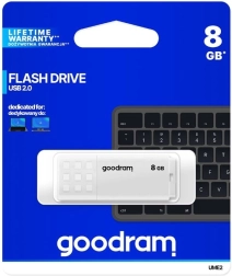 Clé USB GOODRAM UME2 8GB USB 2.0 Blanche