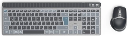Clavier et souris sans fil Hama avec rétroéclairage