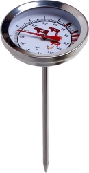 Thermomètre à viande Kitchisimo en acier inoxydable