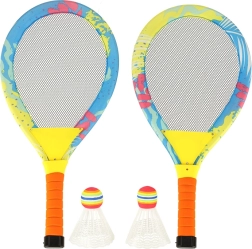 Raquettes de badminton LED lumineuses avec volants