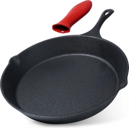 Poêle en fonte avec manchon en silicone CAST LINE 30 cm