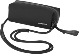 Sacoche sunnylife pour dji osmo pocket 3, insta360 go, caméra de sport et smartphone (noir)