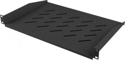 Étagère universelle 1U pour rack 19" 483 × 315 mm, noir