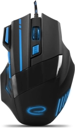 Souris de jeu filaire 7D optique USB MX201 Wolf bleue