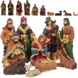 Figurines pour crèche de Noël - ensemble de 10 pièces