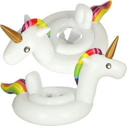 Boue gonflable enfant avec licorne et siège