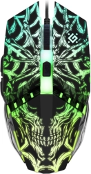 Souris de jeu Prototype GM-670L, optique, 2400 DPI, 6 boutons, rétroéclairée