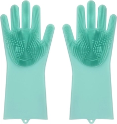Gants de nettoyage en silicone