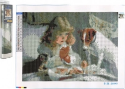 Peinture diamant Attente 30 × 40 cm