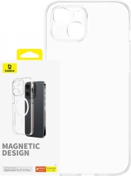 Coque magnétique Baseus OS-Lucent pour iPhone 15 Plus transparente