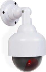 Fausse caméra dôme de sécurité avec LED clignotante