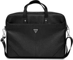 Guess Saffiano sac pour ordinateur portable 16" noir