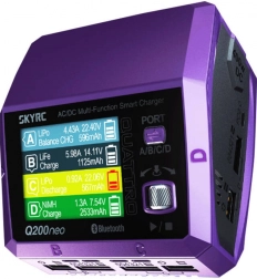 Chargeur intelligent quadricanal SKYRC pour batteries de modélisme