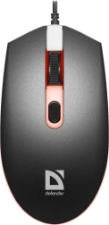 Souris de jeu DEFENDER DOT optique, éclairage 7 couleurs, 1000 DPI