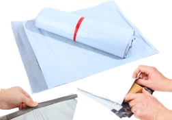 Enveloppes plastiques pour coursier 500 × 650 mm, lot de 100 pièces