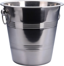 Seau à vin 4 L en acier inoxydable