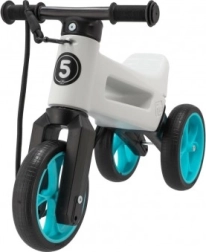 Draisienne Funny Wheels Rider SuperSport 2‑en‑1 avec sangle – Turquoise