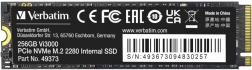 SSD VERBATIM Vi3000 PCIe NVMe M.2 256 Go