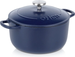 Cocotte en fonte émaillée avec couvercle LITINA 22 cm, 3,3 l