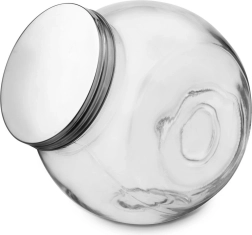 Bocal en verre pour aliments 3 l avec couvercle à vis