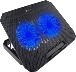Refroidisseur pour ordinateur portable 17" avec rétroéclairage LED et hauteur réglable