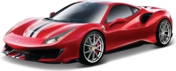 Bburago Ferrari 488 Pista Race & Play voiture miniature métallique rouge à l'échelle 1:24