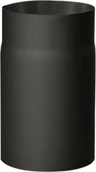 Tuyau de fumée 130 mm, longueur 250 mm, épaisseur 1,5 mm, noir