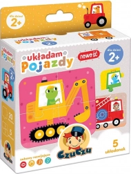 CzuCzu puzzles à assembler véhicules – 5 ensembles de 4 pièces