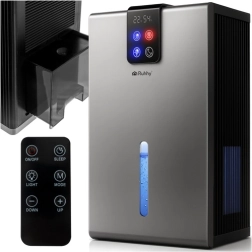 Déshumidificateur d’air argenté RUHHY avec module Peltier et LED