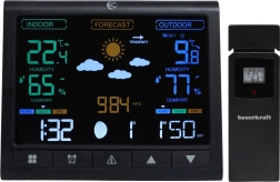 Station météo sans fil avec écran LCD et capteur extérieur