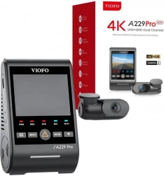 VIOFO A229 Pro Dashcam avec enregistrement 4K + 2K et GPS