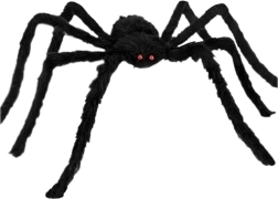 Ruhhy décoration araignée poilue d’Halloween 50 cm - 1 pièce