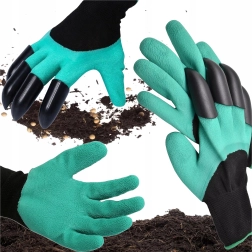 Gants de jardinage avec griffes pour bêcher et planter