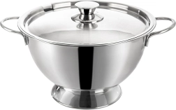 Soupière en acier inoxydable avec couvercle Orion 4,5 l
