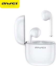 Écouteurs Bluetooth T28 TWS avec station d’accueil blancs