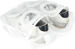 Sac de lavage en maille pour chaussures avec fermeture éclair 28 × 27 cm