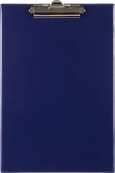 Sous-main A4 avec clip métallique - bleu