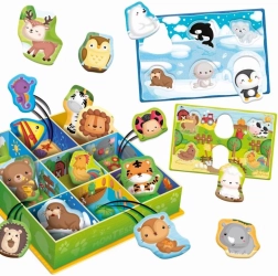 Boîte Montessori Animaux – jeu de tri pour les tout-petits